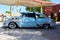 Vintage Blue Car, Route 66, Seligman, Arizona, USA