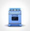 Vintage blue stove