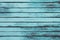 Vintage blue wooden background. Old weathered aquamarine board. Texture. Pattern.