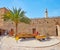 The vintage boats in Al Fahidi Fort, Dubai, UAE