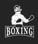 Vintage boxer logo