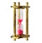 Vintage brass hourglass