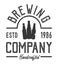 Vintage brewing company logotype template