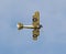 Vintage british biplane