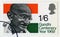 Vintage British Stamp of Mahatma Gandhi