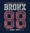 Vintage bronx typography, t-shirt graphics