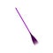 Vintage broom in purple design