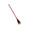 Vintage broom in red design