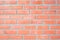 Vintage brown brick structure wallpaper background. Soft tone pi