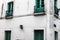 Vintage Building Detail Windows City Facade Photo