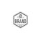 Vintage Burger sandwich logo. Hipster natural Fast Food label, sign. Bistro icon. Street eatery emblem