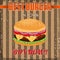 Vintage Burgers poster design
