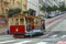 Vintage Cable Car on the streets of San Francisco