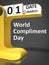 Vintage Calendar World Compliment Day