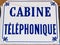 Vintage call box sign