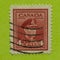 Vintage Canadian postage stamp