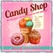 Vintage Candy Shop Poster