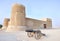 A vintage canon & Zubarah fort, Qatar