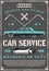 Vintage car auto repair and tuning service