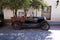 Vintage car in Colonia del Sacramento street, Uruguay