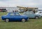 Vintage car Dacia 1300, at the exhibition at the Targu-Jiu air show, Romania