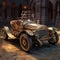 A vintage car refers to an older automobile from the early 20th century