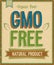 Vintage card - GMO free.