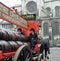 Vintage carriage of Omer beer manufacturer