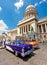 Vintage cars at the Capitol in Havana