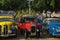 Vintage cars are on display during a show organized by the Vintage and Classic Car Club of Pakistan in Islamabad, Pakistan