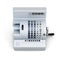 Vintage cash register on white background. 3d render im