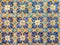 Vintage ceramic tiles background, perfect colorful pattern