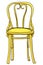 Vintage chair bentwood chair painting illustration