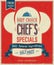 Vintage Chef`s specials Poster.