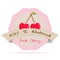 Vintage cherry vegan Juice business label element badge vector health eco emblem illustration