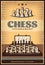 Vintage Chess Competition Poster