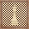 Vintage chess king background