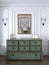 Vintage chest of drawers in classic style with miror