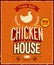 Vintage Chicken House Poster. .