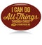 Vintage Christian design â€“ I can do all things