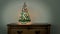 Vintage Christmas Tree Lamp Spinning