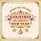 Vintage Christmas Typography