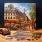 Vintage Cityscape Jigsaw Puzzle