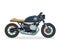 Vintage Classic Cafe Racer Motorcycle Illustration