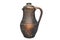Vintage clay jug with lid