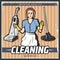 Vintage Cleaning Poster