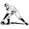 Vintage Clipart 12 Baseball player