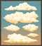 Vintage clouds