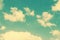 Vintage clouds and sky background