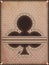 Vintage clubs poker card